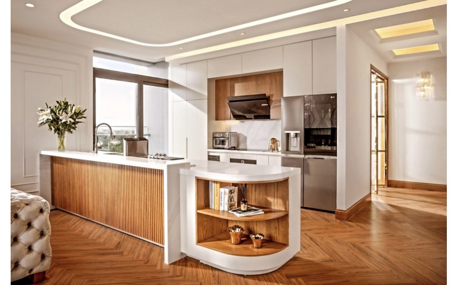 BÁN GẤP CĂN HỘ CAO CẤP  LÔ GÓC SUN THỤY KHUÊ - ĐÃ GHÉP THÔNG SÀN, 215M2, FULL NỘI THẤT CHUẨN 5* 100% NK CHÂU ÂU, 46 TỶ.
